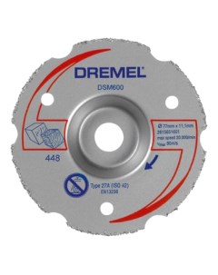 Отрезной диск по камню для угловых шлифмашин 2615S600JA Dremel