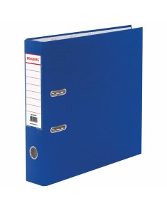 Папка регистратор с покрытием из ПВХ 70 мм синяя 220893 5 шт Brauberg