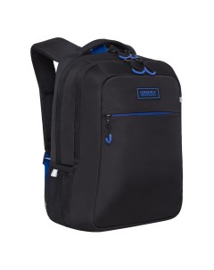 Рюкзак школьный RB 156 1m 1 черный синий Grizzly