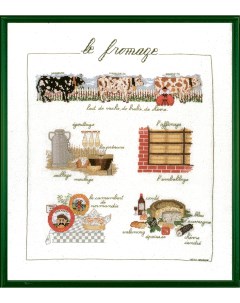 Набор для вышивания LE FROMAGE Сыр арт 1184 Le bonheur des dames