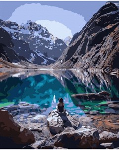 Картина по номерам Горное озеро Вангогвомне