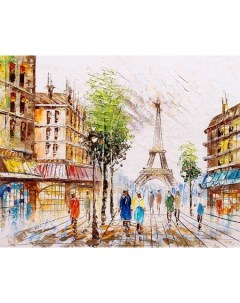 Картина по номерам Париж в лучах света MG2163 Цветной мир ярких идей
