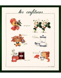 Набор для вышивания CONFITURE Конфитюр 1182 Le bonheur des dames