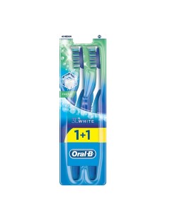 Зубная щетка 3D White Свежесть 40 средняя Oral-b