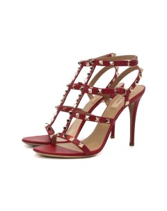 Кожаные босоножки Rockstud Valentino