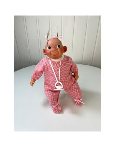 Пупс Каритас новорожденная девочка в розовой пижаме 28 см Lamagik s.l.