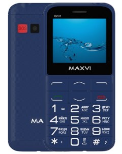 Мобильный телефон B231 Blue Maxvi
