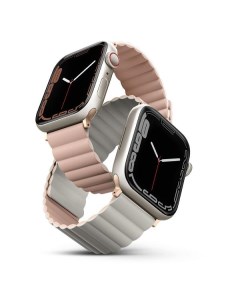 Ремешок для смарт часов Uniq Apple Watch 49 45 44 42mm Revix Pink Beige Apple Watch 49 45 44 42mm Re