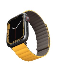 Ремешок для смарт часов Uniq Apple Watch 49 45 44 42mm Revix Mustard Khaki Apple Watch 49 45 44 42mm