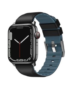 Ремешок для смарт часов Uniq Apple Watch 41 40 38 mm Linus Strap Black Apple Watch 41 40 38 mm Linus