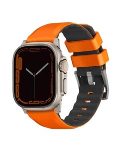 Ремешок для смарт часов Uniq Apple Watch 49 45 44 42 mm Linus Strap Orange Apple Watch 49 45 44 42 m