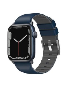 Ремешок для смарт часов Uniq Apple Watch 49 45 44 42 mm Linus Strap Blue Apple Watch 49 45 44 42 mm 