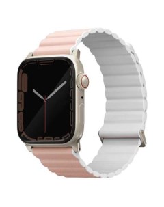 Ремешок для смарт часов Uniq Apple Watch 49 45 44 42 mm Revix Premium Pink Apple Watch 49 45 44 42 m