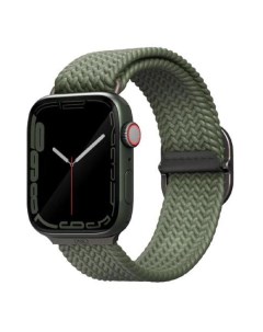 Ремешок для смарт часов Uniq Apple Watch 45 44 42 mm Aspen Strap Green Apple Watch 45 44 42 mm Aspen