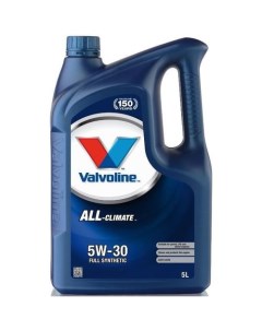 Моторное масло All Climate 5W 30 5л синтетическое Valvoline