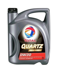 Моторное масло Quartz Ineo First 0W 30 4л синтетическое Total