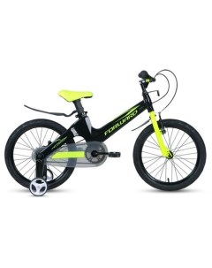 Велосипед Cosmo 16 2 0 2021 городской детский колеса 16 черный зеленый 12кг Forward