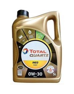 Моторное масло Quartz Ineo First 0W 30 5л синтетическое Total