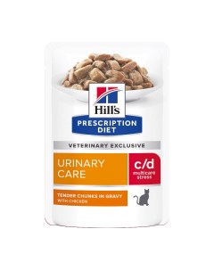 C d Urinary Stress пауч для кошек при МКБ Курица 85 г Hill's prescription diet