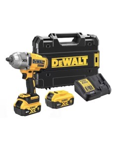 Аккумуляторный ударный гайковерт DCF900P2T 18 В 2 акк ЗУ кейс Dewalt