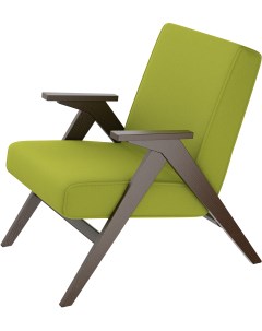 Кресло для отдыха Вест шпон Ткань Махх 652 каркас Орех антик шпон от фабрики Мебелик
