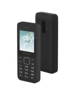 Мобильный телефон C20 1 77 TFT 32Mb RAM 32Mb 2 Sim 600 мА ч micro USB черный Maxvi