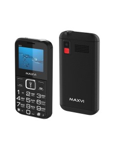 Мобильный телефон B200 2 160x128 TFT MediaTek MT6261D 32Mb RAM 32Mb BT 2 Sim 1400 мА ч micro USB чер Maxvi