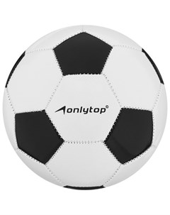 Мяч футбольный размер 3 200 г 32 панели 3 подслоя PVC машинная сшивка Onlitop