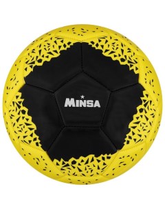 Мяч футбольный PU машинная сшивка 32 панели размер 5 370 г Minsa