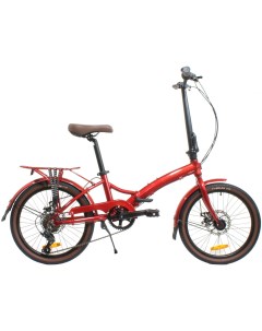 Городской велосипед Town 7 20 MD 2023 красный Evolution