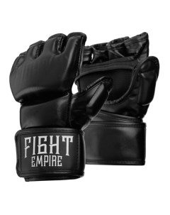 Боксерские перчатки 4153977 черные 10 унций Fight empire