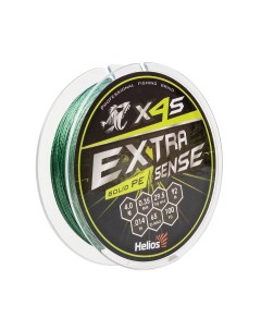 Шнур Extrasense X4S PE Green 92m 4 65LB 0 35mm HS ES X4S 4 65LB Helios