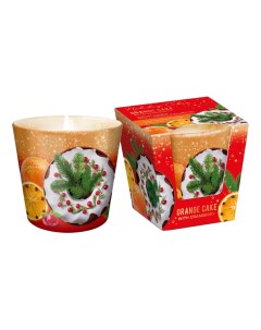 Свеча ароматическая в стакане candles Праздничные пироги 9 х 8 5 см в ассортименте Bartek