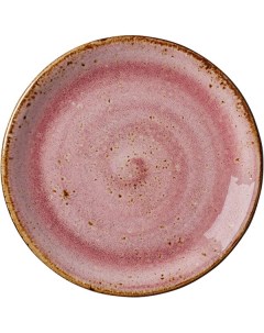 Тарелка пирожковая Крафт распберри 15 см розовый фарфор 12100568 Steelite