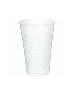 Одноразовые стаканы Бюджет 200 мл пластиковые белые ПП 500 шт 600934 Laima