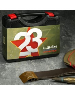 Набор инструментов в подарочном кейсе к 23 февраля ТУНДРА 11 предметов Tundra