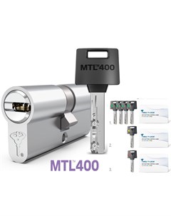 Цилиндровый механизм MTL400 105 40x65 ключ вертушка латунь флажок Mul-t-lock