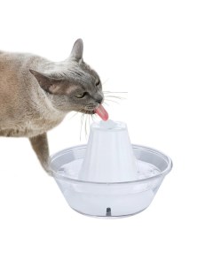 Автоматическая поилка фонтан для кошек Smart универсальная белая Eco friendly Zoowell