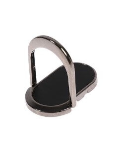 Держатель подставка с кольцом для телефона luazon металлическая основа черный Luazon home