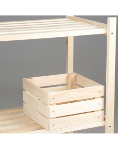 Ящик деревянный для стеллажей глубиной 25х25х15 см Добропаровъ