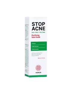 Очищающая маска для лица hiskin stop acne 100 мл Nobrand