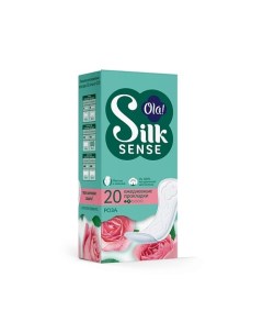 Silk Sense DAILY DEO Ежедневные мягкие прокладки аромат Бархатная роза 20 Ola