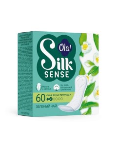 Silk Sense DAILY DEO Ежедневные мягкие прокладки аромат Зеленый чай 60 Ola