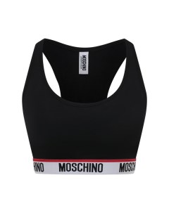 Хлопковый бра топ Moschino