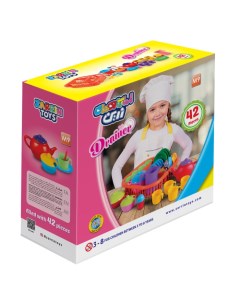 Набор посуды в корзине 42 предмета Zarrin toys