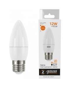 Лампа Elementary Свеча 12W 950lm 3000 K E27 LED Gauss