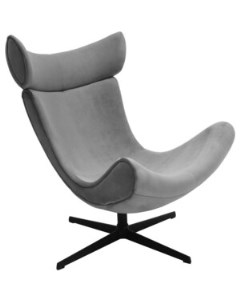 Кресло Toro серый искусственная замша FR 0664 Bradex