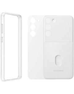 Чехол EF MS916CWEGRU клип кейс для Galaxy S23 Frame Case белый Samsung