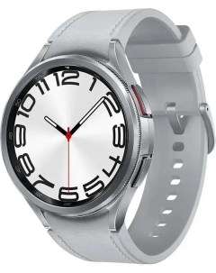 Часы Galaxy Watch 6 Classic SM R960NZSACIS 47мм корпус серебристый ремешок серебристый Samsung