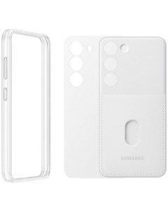 Чехол EF MS911CWEGRU клип кейс для Galaxy S23 Frame Case белый Samsung